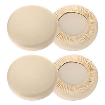 4 pc Stool Covers Washable Dustproof with Elastic