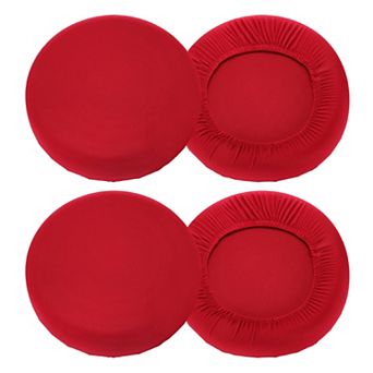 4 pc Stool Covers Washable Dustproof with Elastic