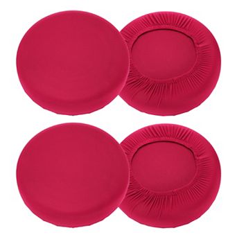 4 pc Stool Covers Washable Dustproof with Elastic