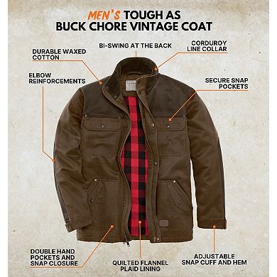 Men's Legendary Whitetails Tough as Buck Chore Coat