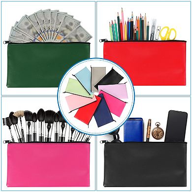 4 Pcs Money Bag Bank Security Money Pouch Receipt Holder