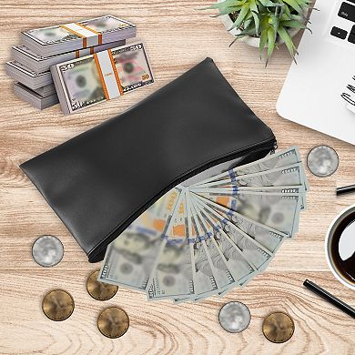 4 Pcs Money Bag Bank Security Money Pouch Receipt Holder