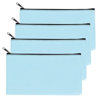4 pc Money Bag Bank Security Money Pouch Receipt Holder
