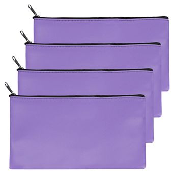 4 pc Money Bag Bank Security Money Pouch Receipt Holder