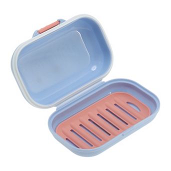 1 pc Portable Soap Dish for Bathroom and Kitchen Storage with Suction Cup