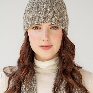 Ribbed Baby Alpaca Beanie