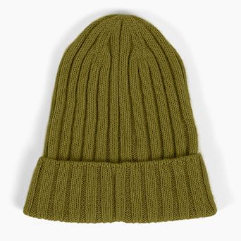 Ribbed Baby Alpaca Beanie