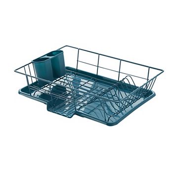 Sweet Home Collection Steel 3 pc Large Dish Drainer