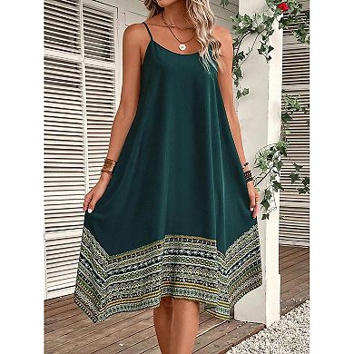 Women's Summer Sleeveless Maxi Dresses Spaghetti Strap Long Dress Casual Beach Sundresses