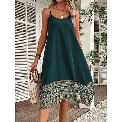 Women's Summer Sleeveless Maxi Dresses Spaghetti Strap Long Dress Casual Beach Sundresses