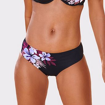 Lascana Women's Floral Print Bikini Bottom