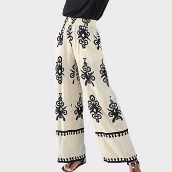 Lascana Women's Ornamental Print Pants