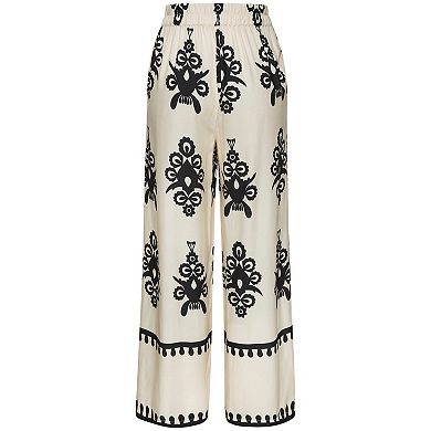 Lascana Women's Ornamental Print Pants