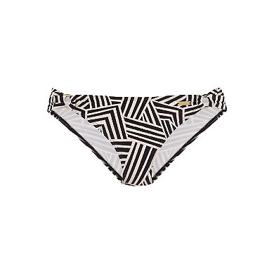 Lascana Women's Geometric Print Classic Bikini Bottom