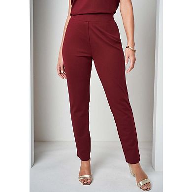 Jessica London Women's Plus Size 3 Piece Ponte Pant Set