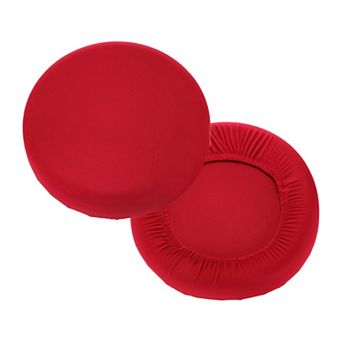 Stool Covers Round, Washable Dustproof Slipcover Seat Cushion 2 pc