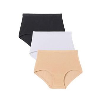 Comfort Choice Plus Size Cool Mesh Brief 3-Pack