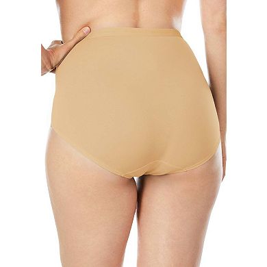 Comfort Choice Plus Size Cool Mesh Brief 3-Pack