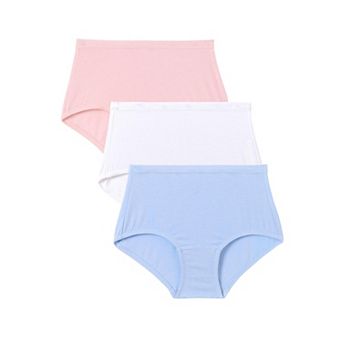 Comfort Choice Plus Size Cool Mesh Brief 3-Pack