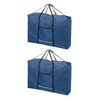 Bag Heavy Duty Waterproof Folding Chair Storage Bag with Handle 2 pc