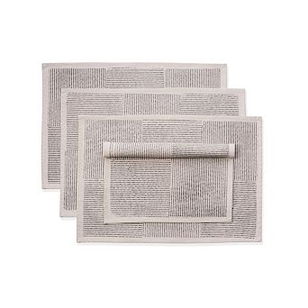 Villa Hand Block Printed Cotton Table Runner & Placemats