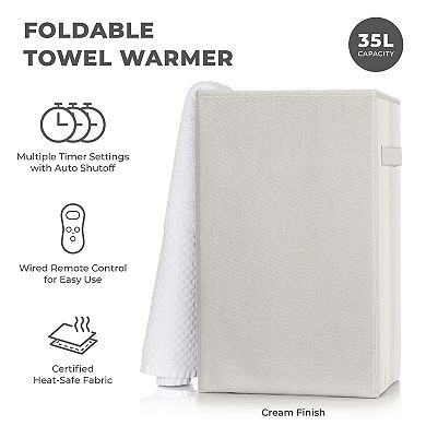 Foldable Towel Warmer - 9.2 Gallon Capacity