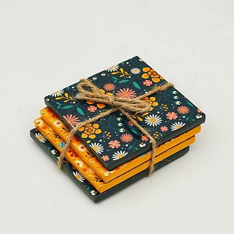 Sunburst Bloom Coasters