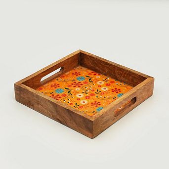 Sunburst Bloom Inlay Tray