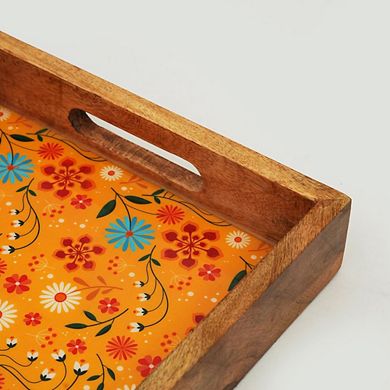 Sunburst Bloom Inlay Tray
