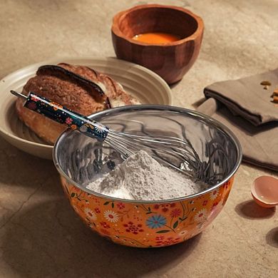 Sunburst Bloom Bowl and Whisk Set