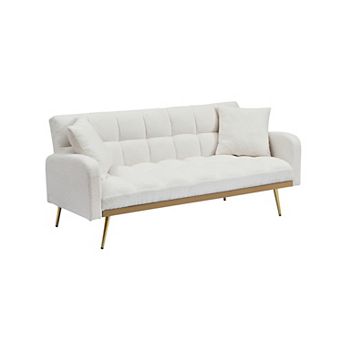 Merax 3Seat Adjustable Sofa Bed Saving Recliner with Solid Wood Frame