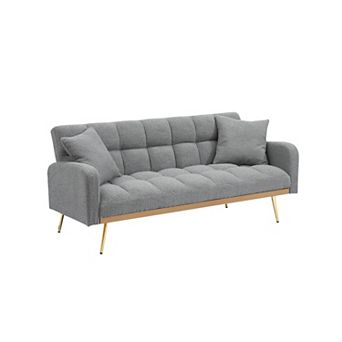 Merax 3Seat Adjustable Sofa Bed Saving Recliner with Solid Wood Frame