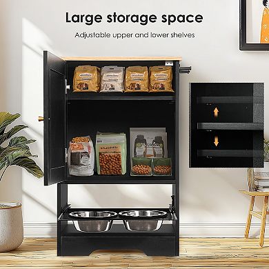 32" Storage Cabinets with Feeding Station Side Hooks