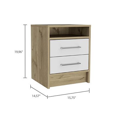 Storage Cabinet NightStand End Table