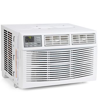 10000 BTU Window Air Conditioner 450 Sq Ft Remote Control 3 Speeds Auto Restart