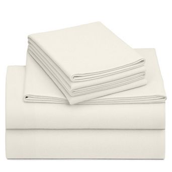 California Design Den 100% Cotton Thick, Triple-Brushed Flannel Sheet Set - Made In Portugal