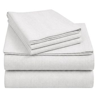 California Design Den 100% Cotton Thick, Triple-Brushed Flannel Sheet Set - Made In Portugal