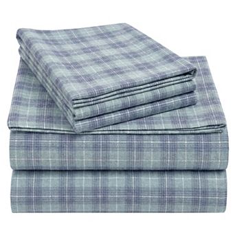 California Design Den 100% Cotton Thick, Triple-Brushed Flannel Sheet Set - Made In Portugal