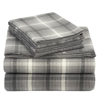 California Design Den 100% Cotton Thick, Triple-Brushed Flannel Sheet Set - Made In Portugal