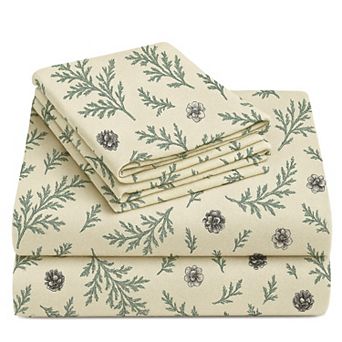 California Design Den 100% Cotton Thick, Triple-Brushed Flannel Sheet Set - Made In Portugal