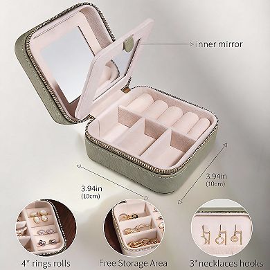 Small Portable Jewelry Organizer for Women: Keeps Necklaces Tangle-Free
