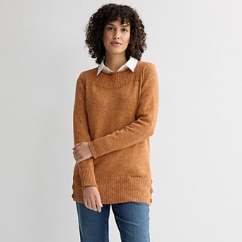 Women's Croft & Barrow® Bateau Tunic Sweater