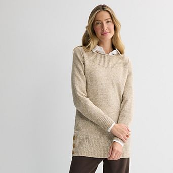 Women's Croft & Barrow® Bateau Tunic Sweater