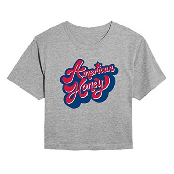 Juniors' American Honey Cropped Tee