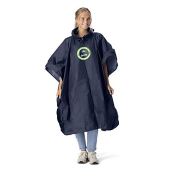 Adult Seattle Seahawks Super Bowl LX Champs Pier Team Color Deluxe Poncho