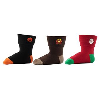 Baby & Toddler Boys Jumping Beans® 3-Pack Holiday Socks