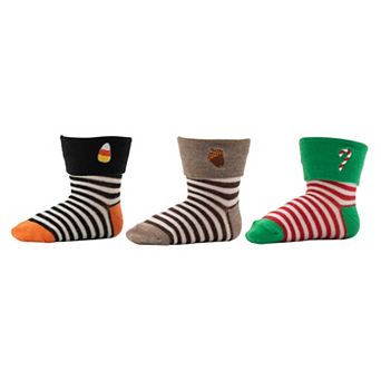 Baby & Toddler Boys Jumping Beans® 3-Pack Holiday Socks