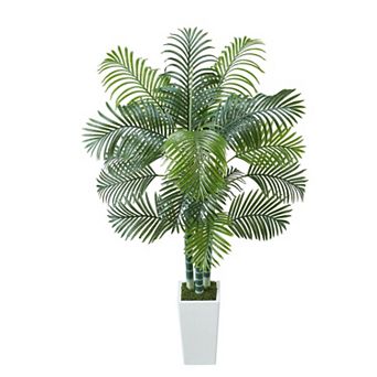 Faux Tropical Tree for Home or Office with PE Leaves and Flexible Branches - Green