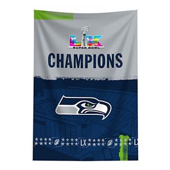 Seattle Seahawks Super Bowl LX Champs Ferry Tapestry Wall Decor