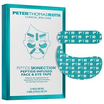 Peter Thomas Roth Peptide Skinjection Peptide-Infused Face & Eye Tape for Wrinkles and Aging Skin